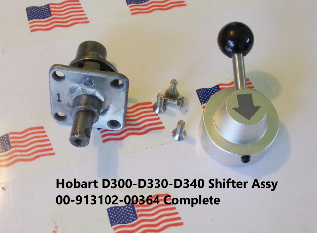 Hobart D300 00-875240 Shifter Sub-Assy.- 00-291272- Shifter Handle Assy.Used